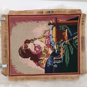 Vintage Needlepoint Canvas 14.5"x17